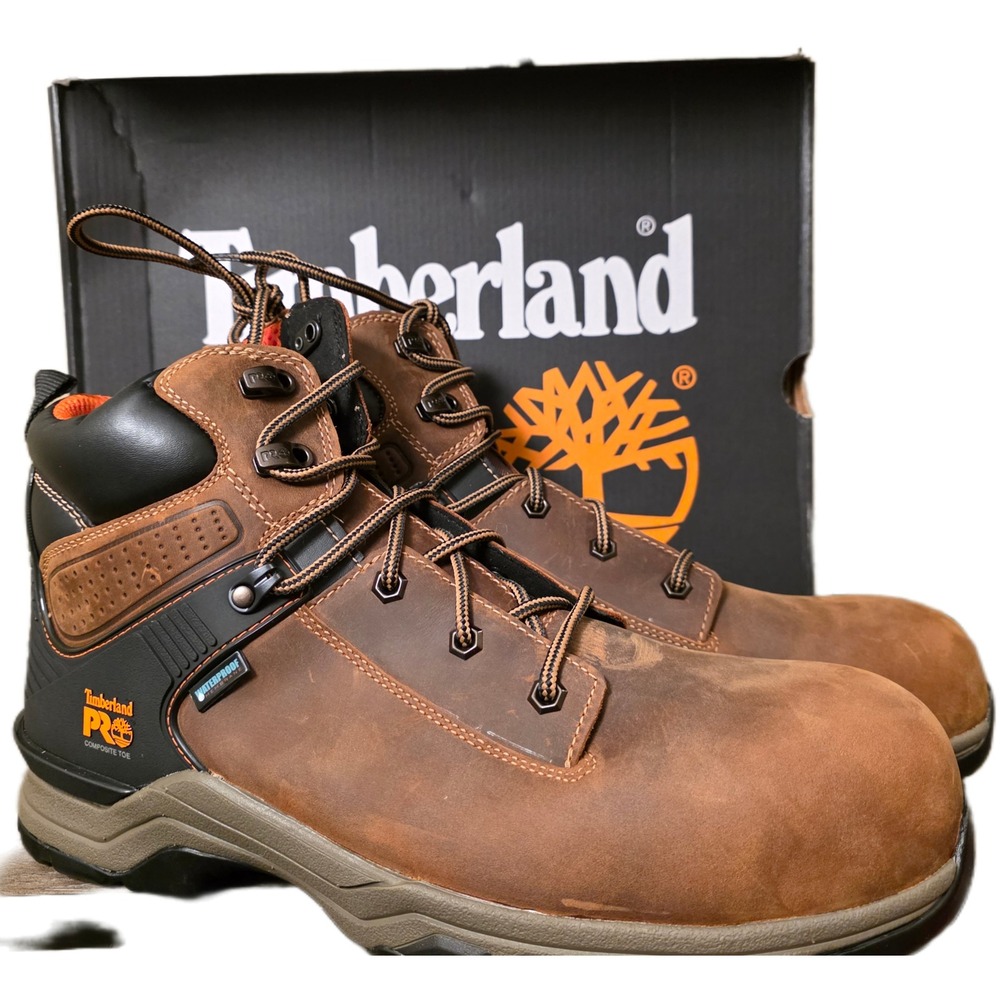 NEW Timberland PRO Hypercharge 6in Composite Safety Toe Waterproof Work Boots 11